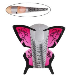Одноразовые формы «Бабочка» №02 (широкие, розовые), 50шт