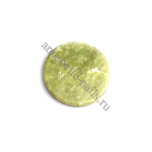 Нефритовый камень для клея Зеленый 2.5см