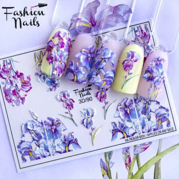 Fashion Nails, Слайдер дизайн 3D-090