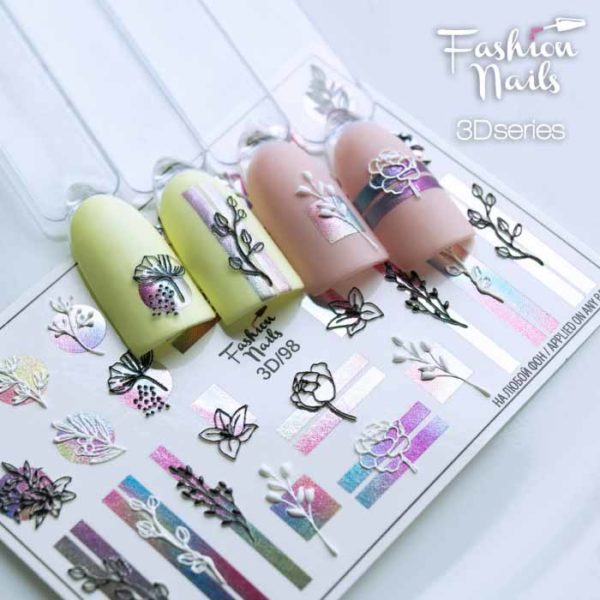 Fashion Nails, Слайдер дизайн 3D-98