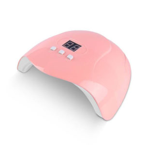 UV/LED лампа Х3 с дисплеем 54W, розовая