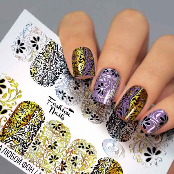 Fashion Nails, Слайдер дизайн Galaxy-31