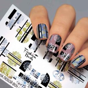 Fashion Nails, Слайдер дизайн Galaxy-64