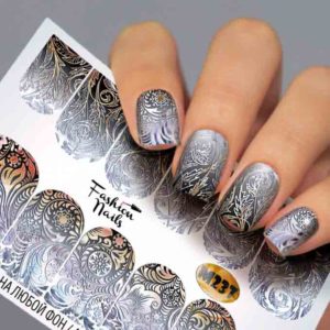 Fashion Nails, Слайдер дизайн Metallic-237