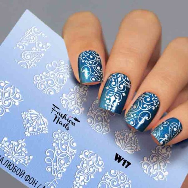 Fashion Nails, Слайдер дизайн White-17