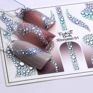 Fashion Nails, Слайдер дизайн 3Dcrystal-31