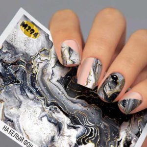 Fashion Nails, Слайдер дизайн Metallic-294
