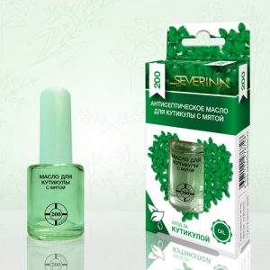 Severina №200, Антисептическое масло для кутикулы с мятой, 11мл