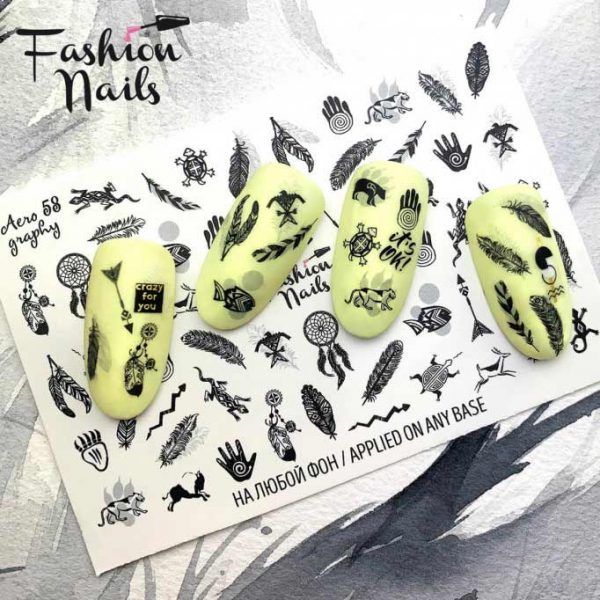 Fashion Nails, Слайдер дизайн AeroGraphy-58