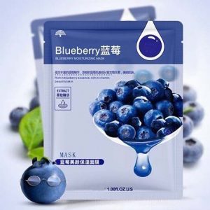 Тканевая маска для лица с черникой Blueberry