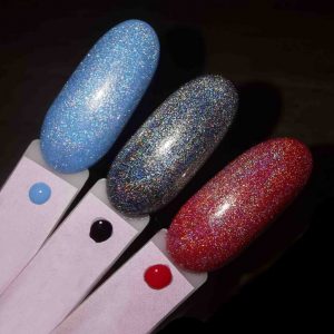 IVA Nails, Топ без липкого слоя с голографическим эффектом Top Prism, 8мл
