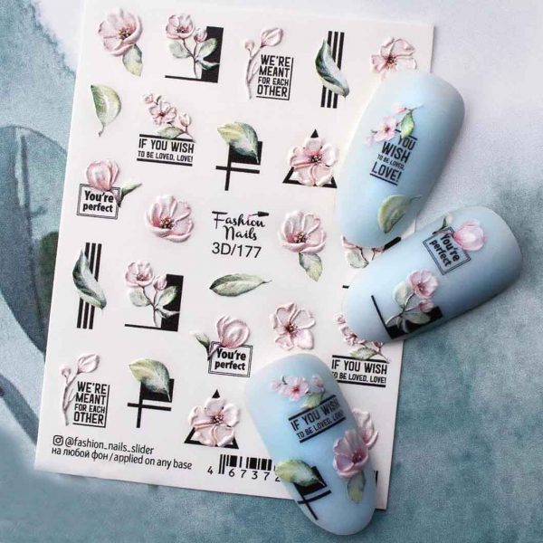 Fashion Nails, Слайдер дизайн 3D-177