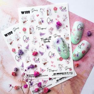 Fashion Nails, Слайдер дизайн White-188