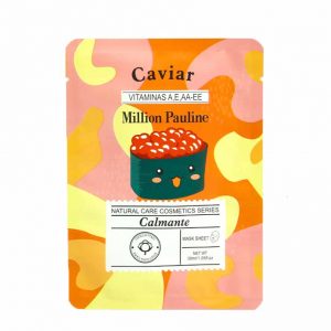 Million Pauline, Тканевая маска для лица с экстрактом икры Caviar, 30г