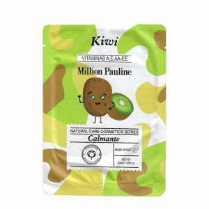 Million Pauline, Тканевая маска для лица с экстрактом киви Kiwi, 30г