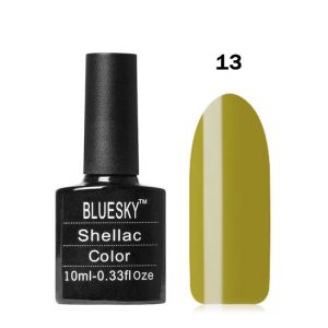 Bluesky (Блюскай), Гель-лак №13 зелено-желтый, 10мл