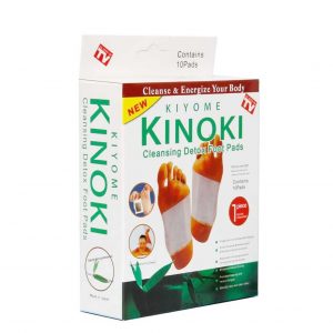 Kinoki, Детоксикационный пластырь для стоп, 10штук