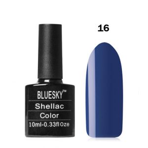 Bluesky (Блюскай), Гель-лак №16 серо-синий, 10мл