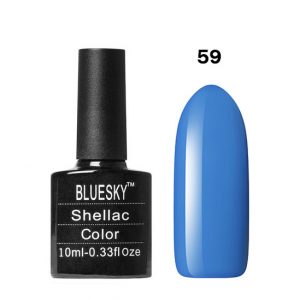 Bluesky (Блюскай), Гель-лак №59 голубой, 10мл