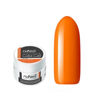 ruNail, Цветной УФ-гель «Оранжевое настроение» №2195, 7.5г