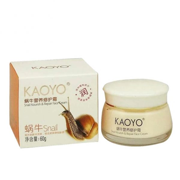 Kaoyo, Увлажняющий крем с экстрактом улитки Snail, 60г