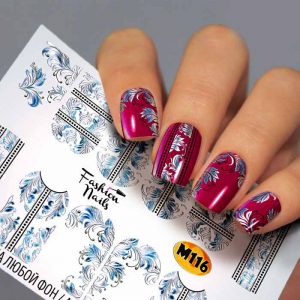Fashion Nails, Слайдер дизайн Metallic-116