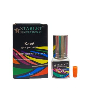 Starlet, Клей для наращивания ресниц (черный), 5мл