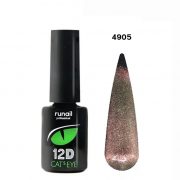 ruNail, Гель-лак «Кошачий глаз» Cat's eye 12D №4905, 6мл