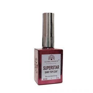 Global Fashion, Супер блестящий топ без липкого слоя Superstar Shiny Top Coat, 15мл