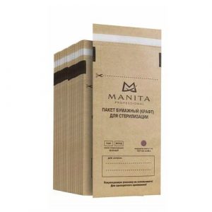 MANITA, Крафт-пакеты для стерилизации 100х200мм, 100шт