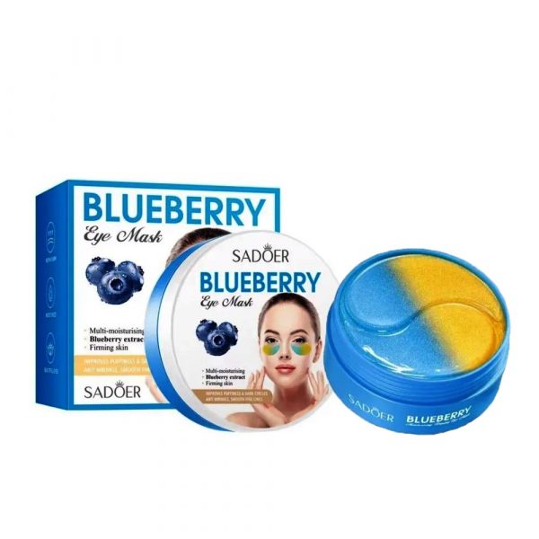 SADOER, Гидрогелевые патчи с экстрактом черники BLUEBERRY, 60шт