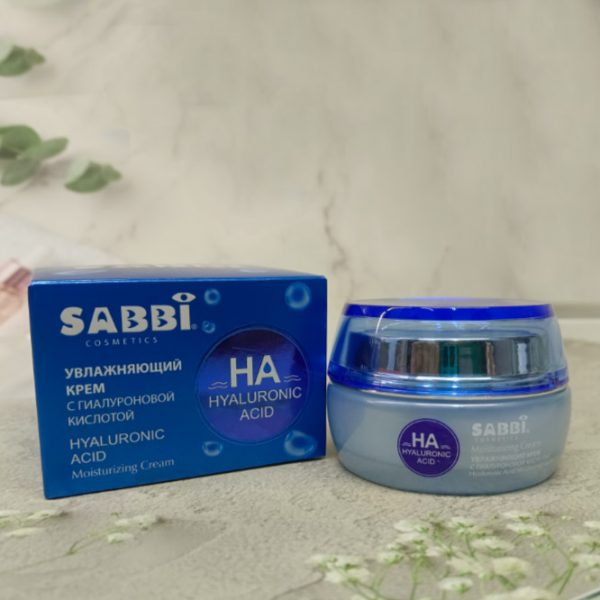 Sabbi, Увлажняющий крем с гиалуроновой кислотой Hyaluronic Acid, 50г