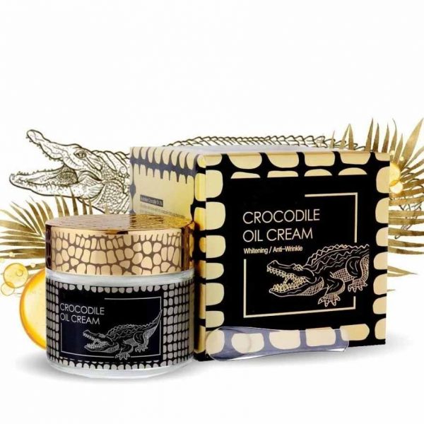 Крем для лица с жиром крокодила омолаживающий Crocodile Oil Cream, 70г